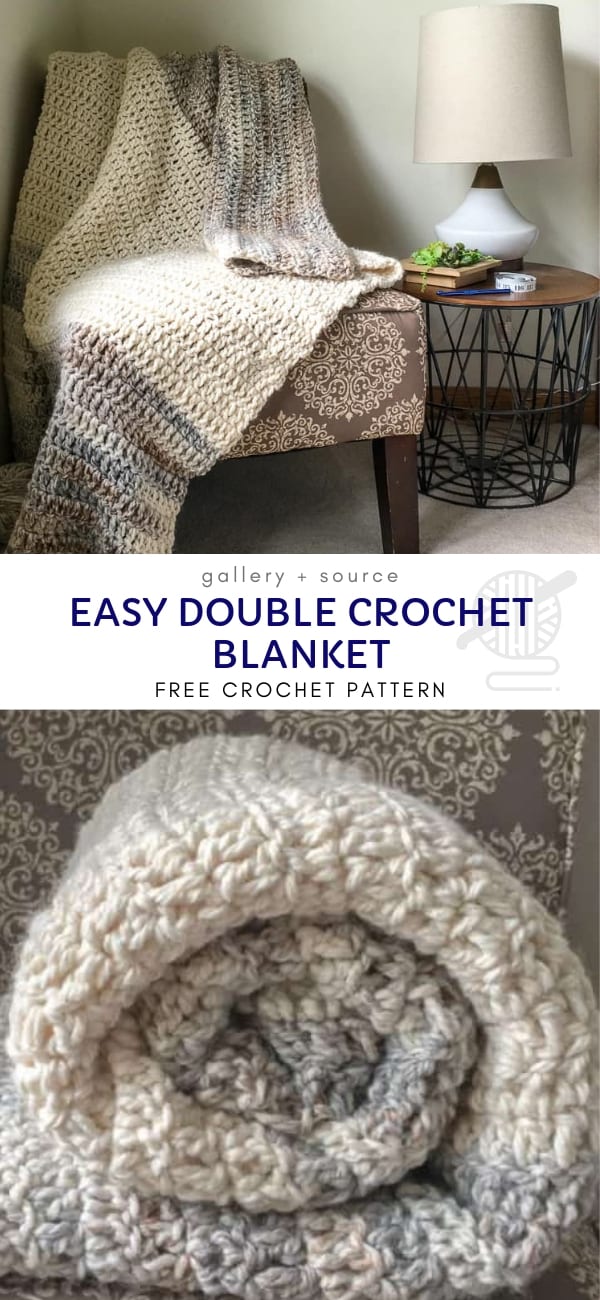 natural crochet throw