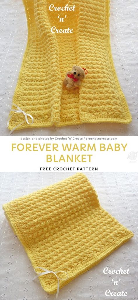 Forever Warm Baby Blanket Free Crochet Pattern