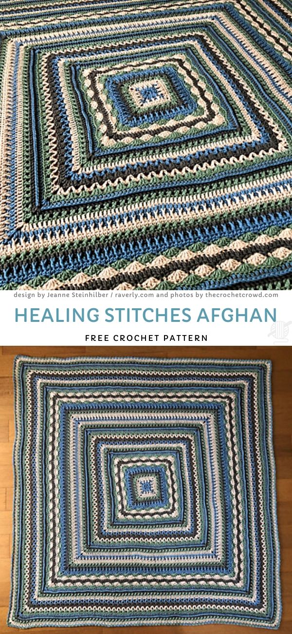 Healing Stitches Afghan Free Crochet Pattern
