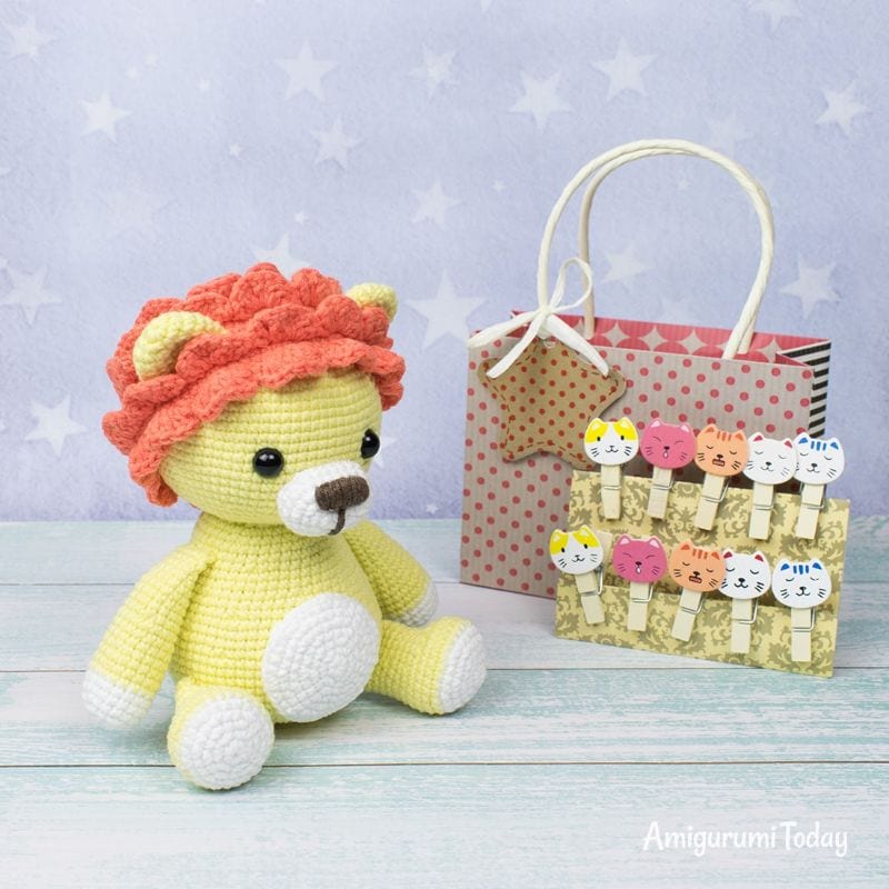 Leo the Lion Free Crochet Pattern