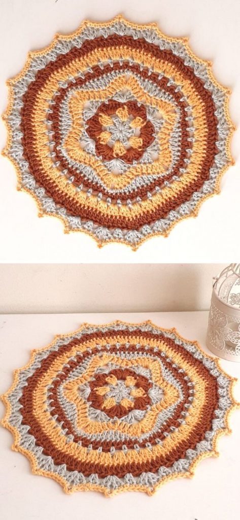Mandala Narciso Free Crochet Pattern