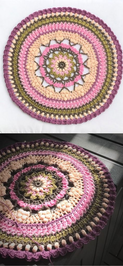 My new garden mandala