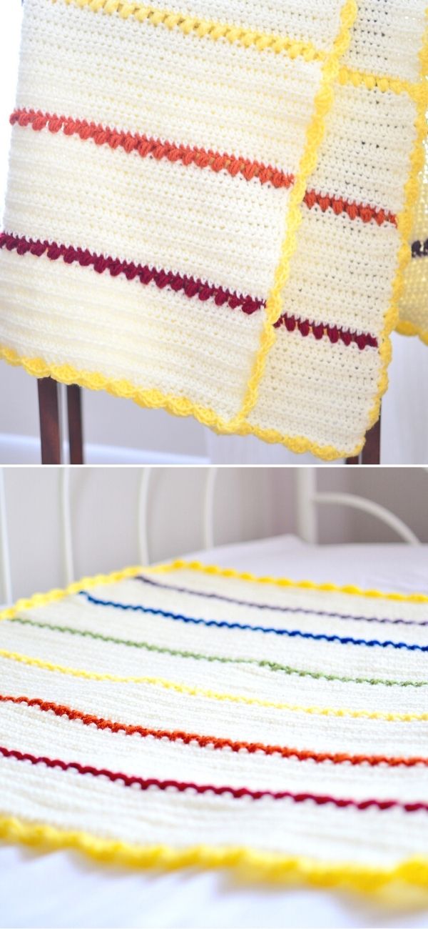 Paintbox Baby Blanket