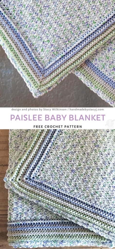 Paislee Baby Blanket Free Crochet Pattern