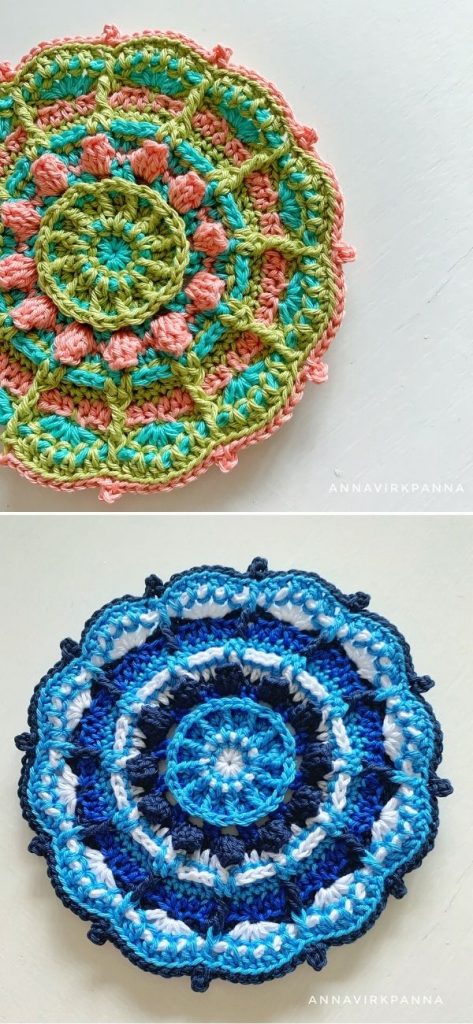 Passionflower mandala