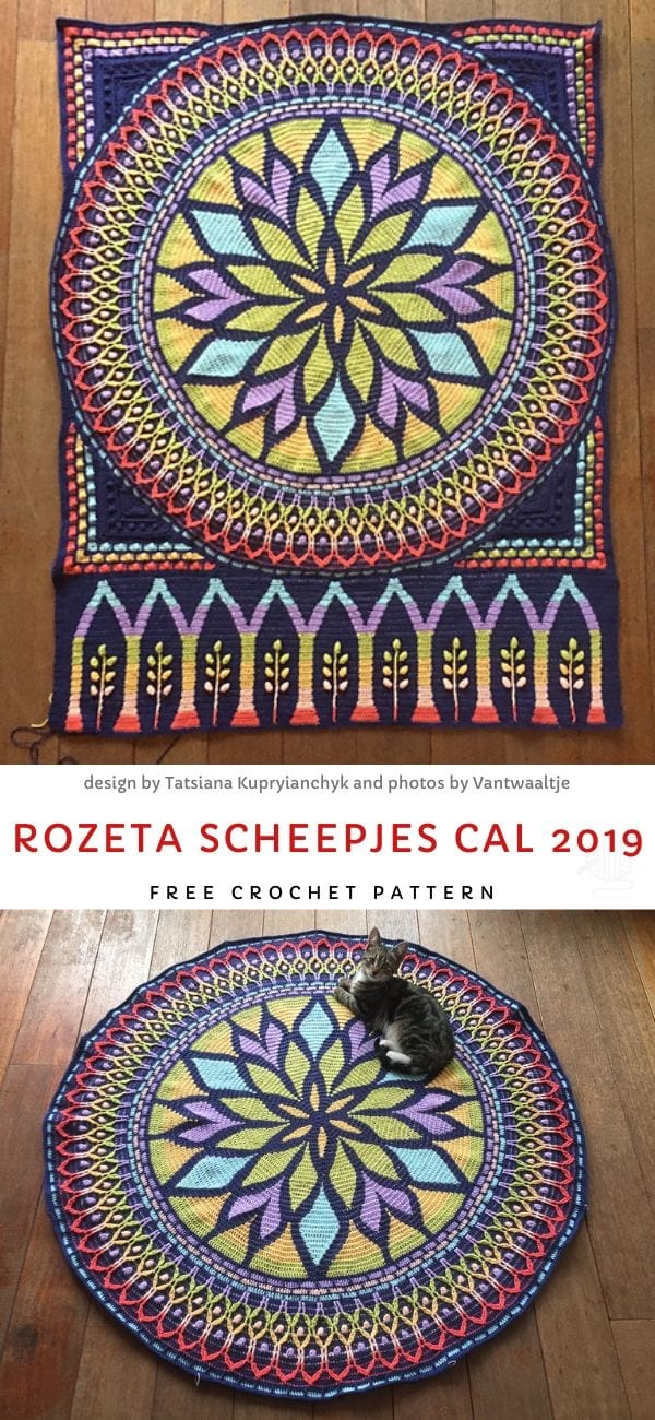 Rozeta Scheepjes Cal 2019 Free Crochet Pattern-2