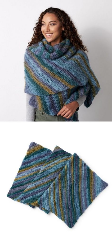 Shifting Colors Shawl