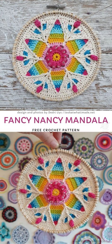 Spring Day Mandala Free Crochet Pattern