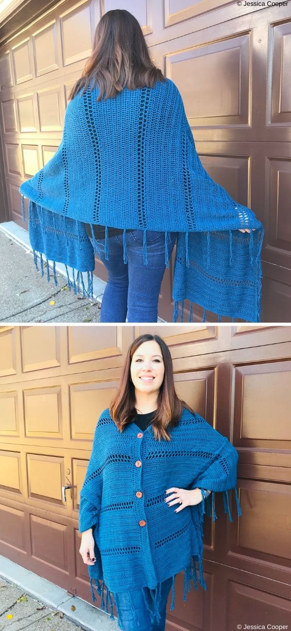 Versatile Blanket Wrap Free Crochet Pattern