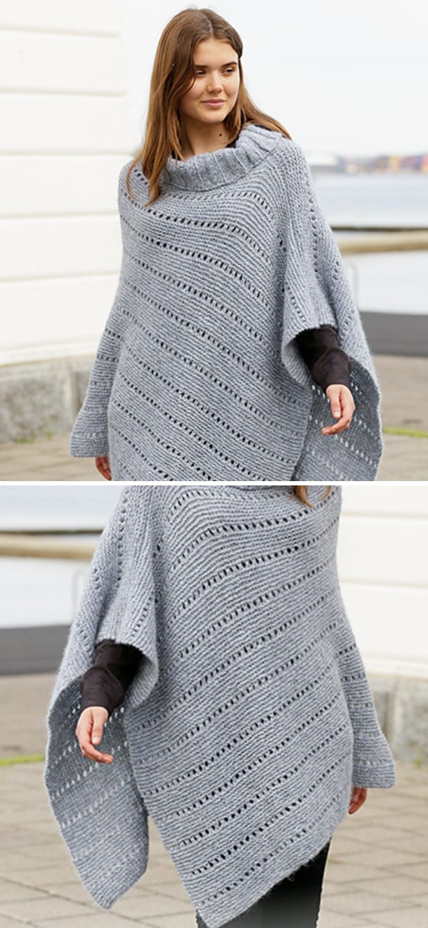 Wednesday Wrap free knitting pattern 1