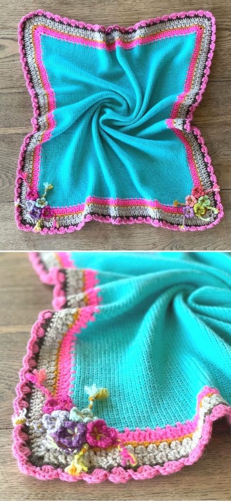 Wick farm baby blanket