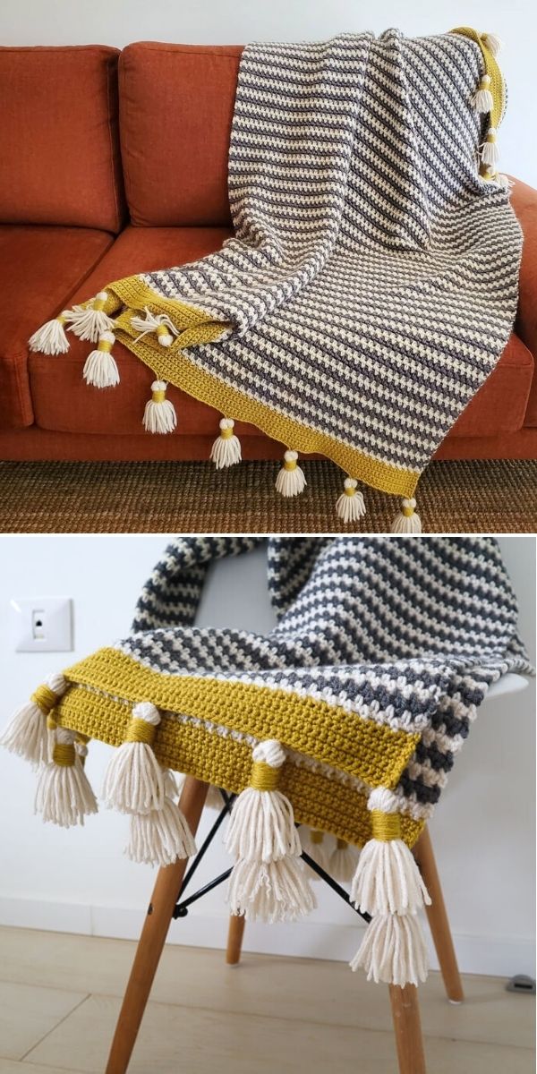 Boho Stripes Blanket