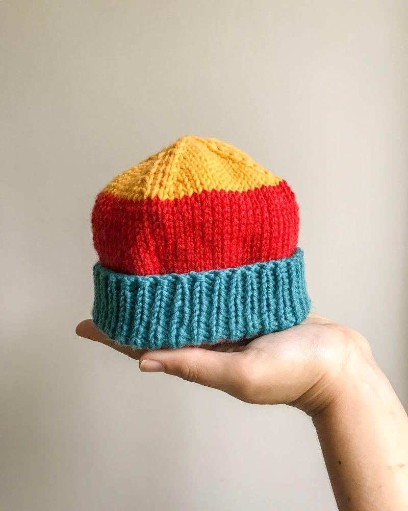 Pauli’s Beanie Free Knitting Pattern
