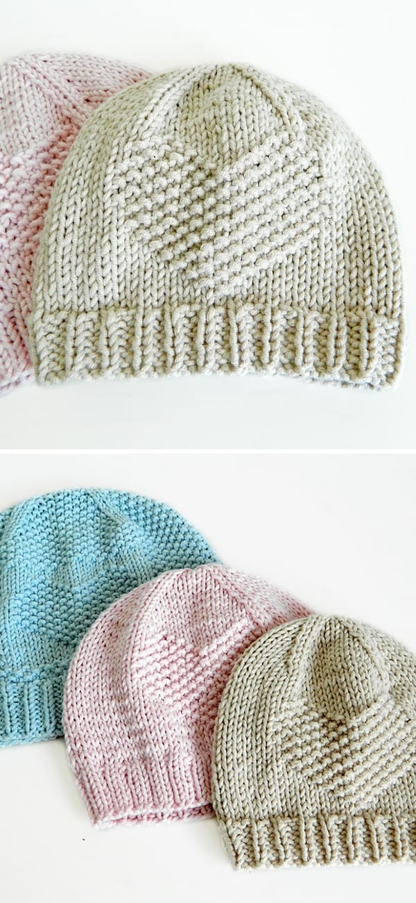 You Are Loved Baby Hat Free Knitting Pattern