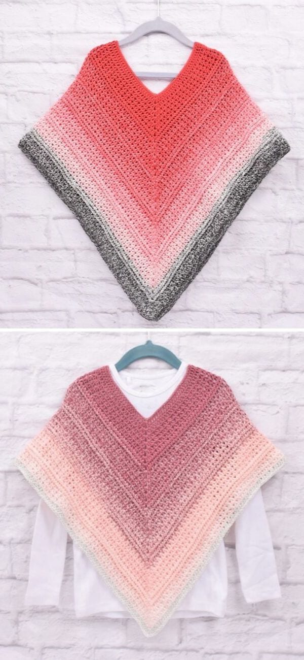 Timeless Cozy Child Crochet Poncho