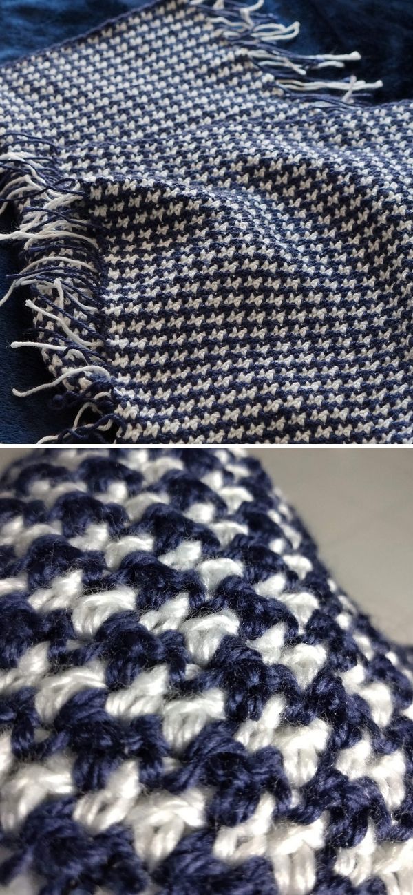 Black and White Crochet Throws - Pattern Center