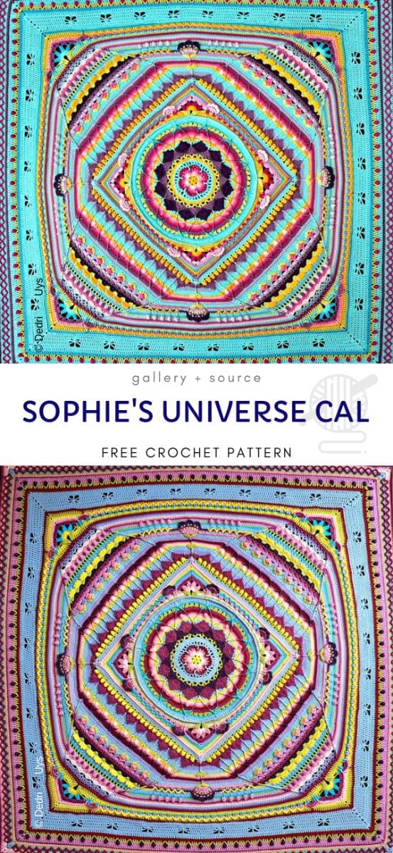 Sophie's Universe CAL free crochet pattern