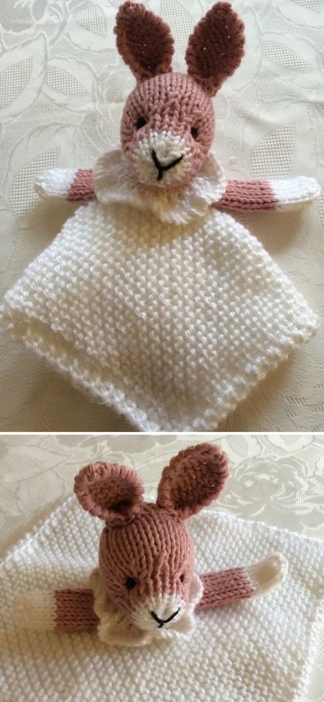 soft knitted bunny