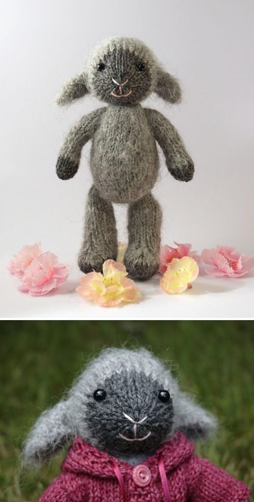 knitted lamb