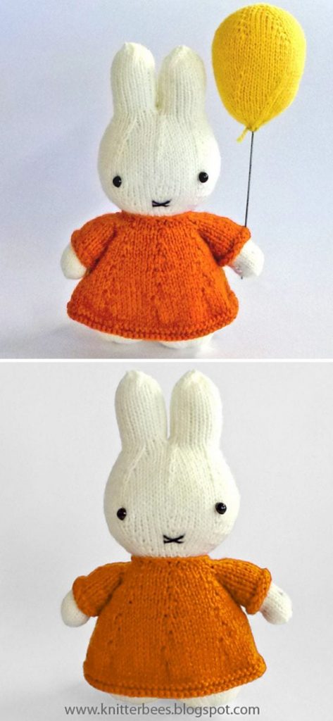 miffy in an orange dress