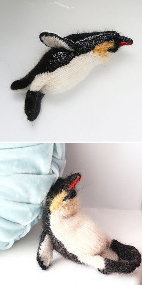 penguin knitted