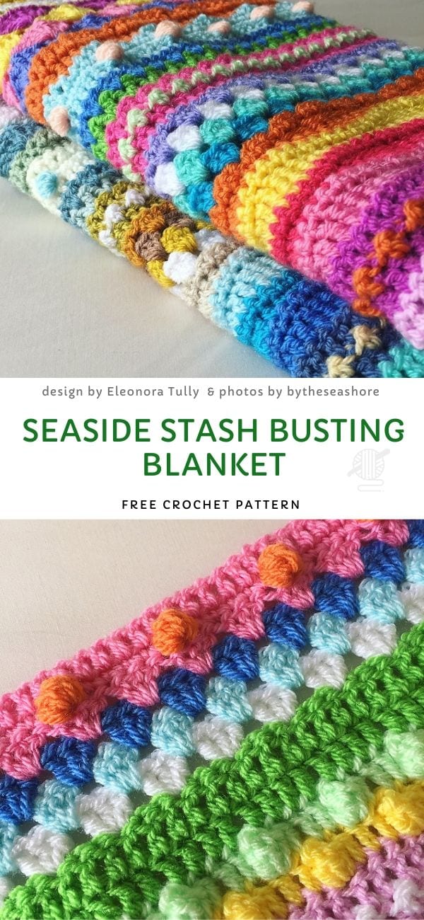 Seaside Stash Busting Blanket Free Crochet Pattern_3