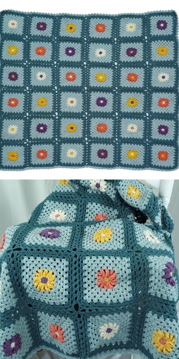 Daisy Fields Baby Blanket
