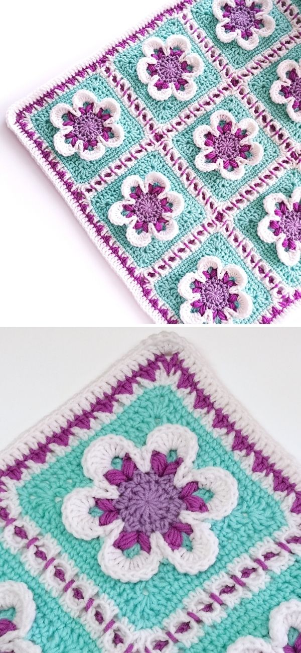 Baby Girl Blanket Dancing Flowers
