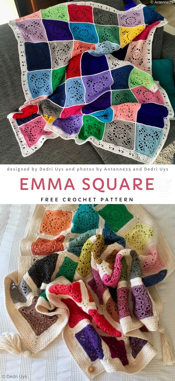 Emma Square Free Crochet Pattern