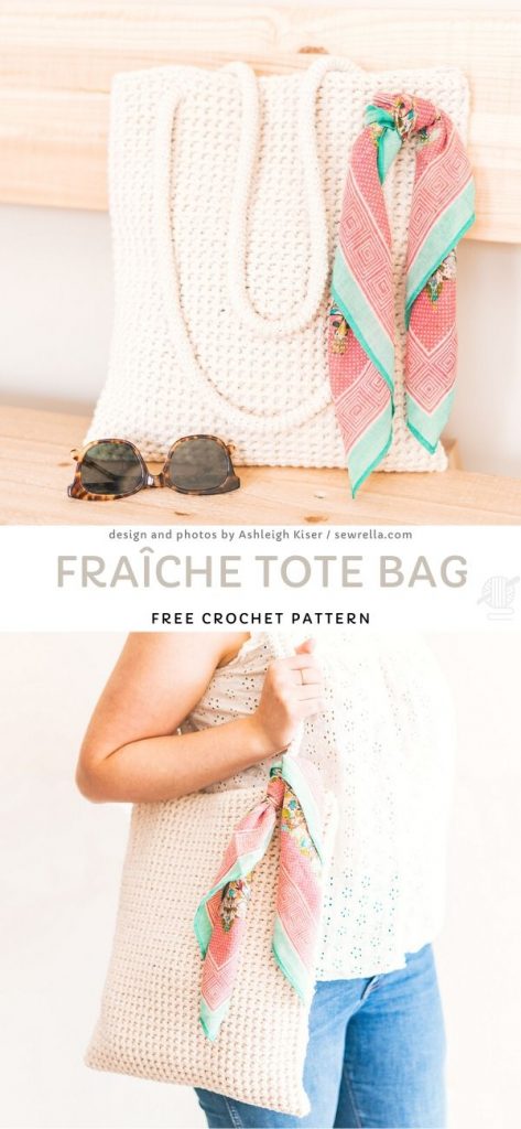 Fraîche Tote Bag Free Crochet Pattern 