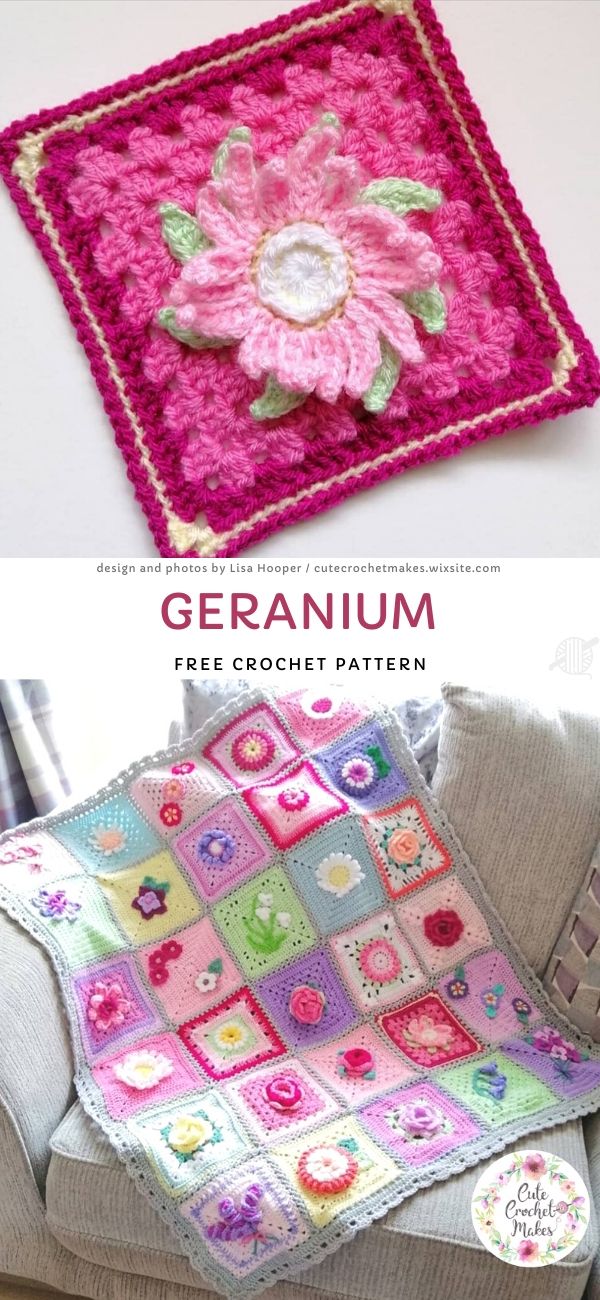 Geranium Free Pattern
