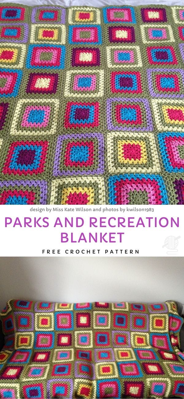Parks and Recreation Blanket Free Crochet Pattern
