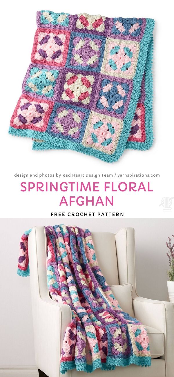 Springtime Floral Afghan Free Pattern