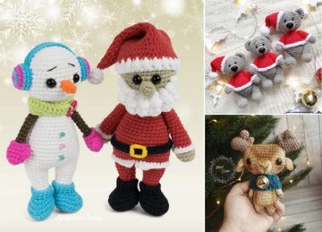 Sweet Christmas Amigurumi Free Crochet Pattern