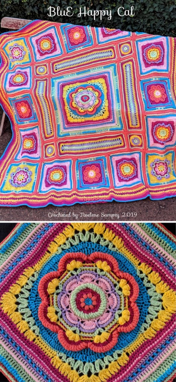 B(lu)E Happy CAL 2019 Free Crochet Pattern