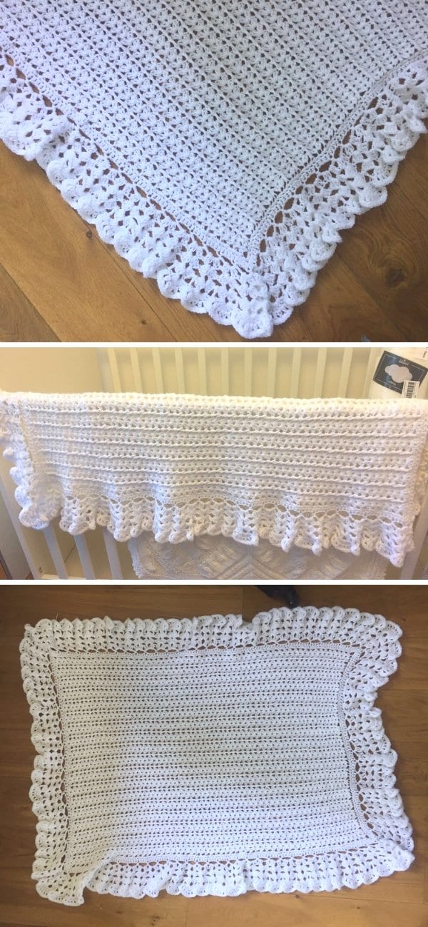 Classic Coverlet Crochet Baby Blanket Free Pattern Pattern Center