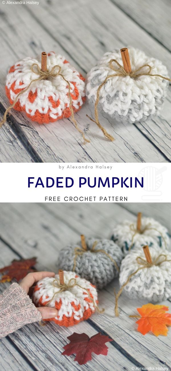 Faded Pumpkin Free Crochet Pattern
