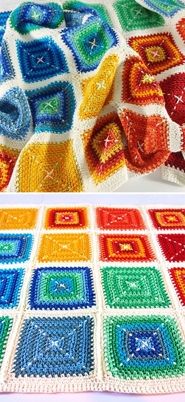 Happy Blankie Free Crochet Pattern