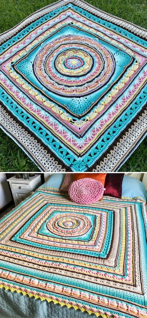 colorful bed cape