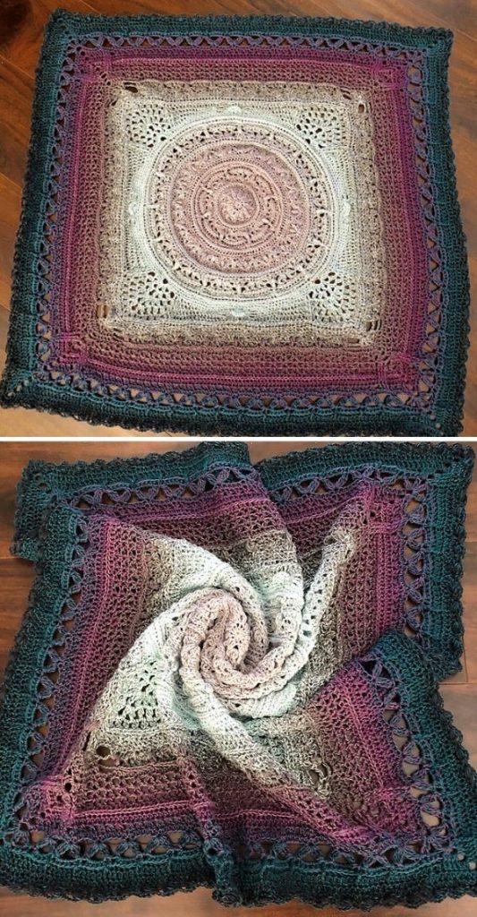 dark baby blanket