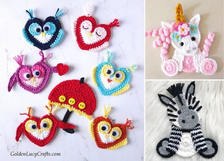Quick and Easy Crochet Applique Patterns - Pattern Center
