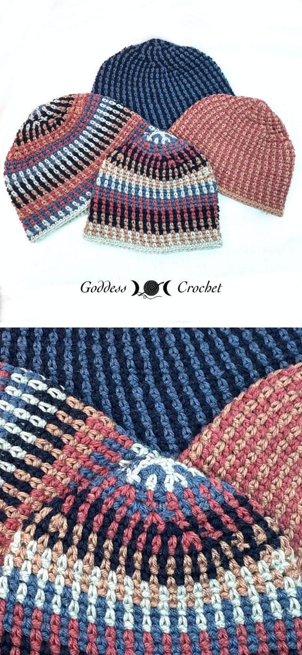 Stashdown Beanie Free Crochet Pattern