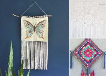 Boho Crochet Wall Decor Ideas
