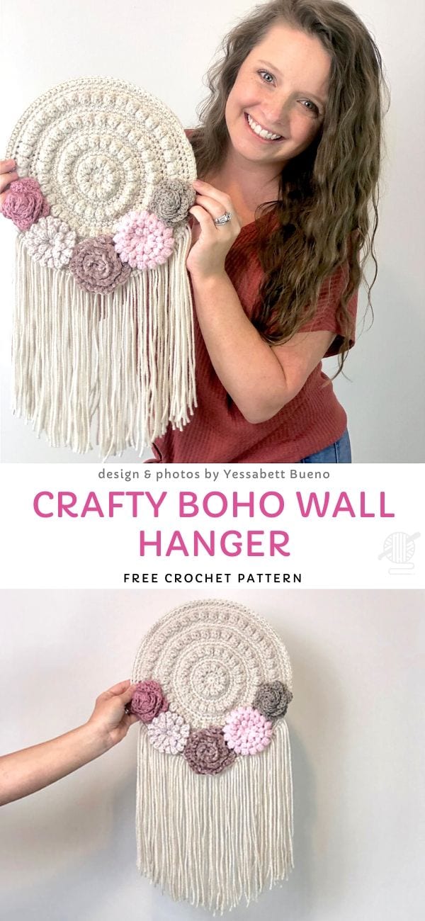 Crafty Boho Wall Hanger Free Crochet Pattern