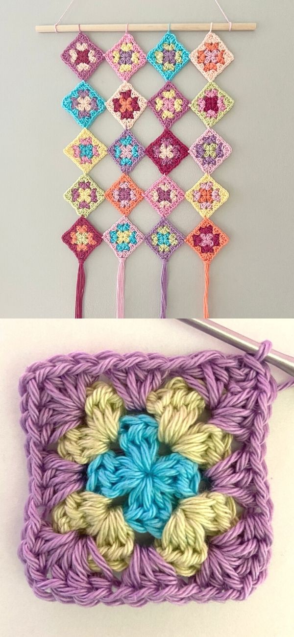 Granny Square Wall Hanging