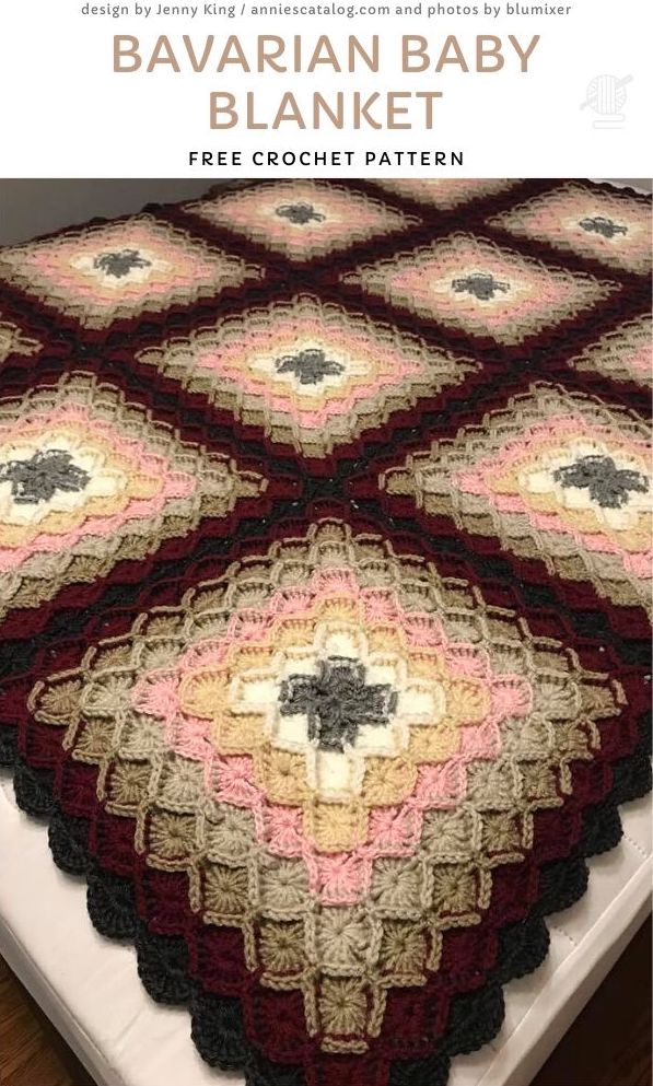 Bavarian Baby Blanket Free Crochet Pattern