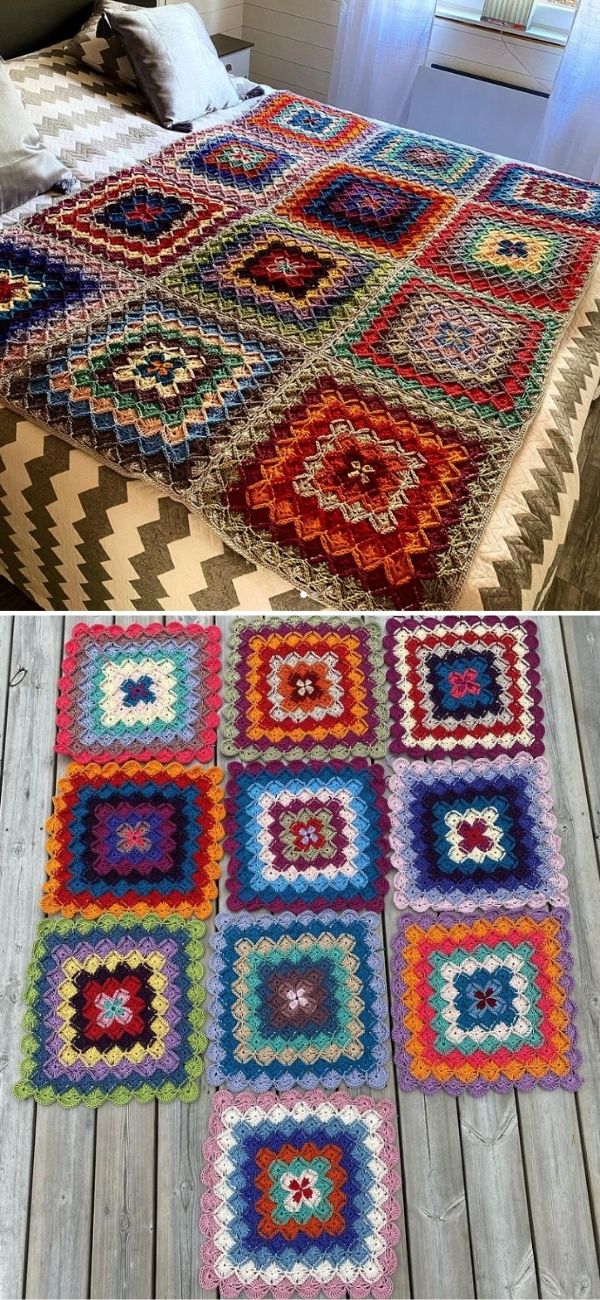 Bavarian Stitch Crochet Blankets Free Patterns