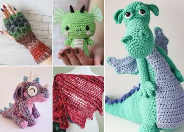 Crochet dragon patterns.
