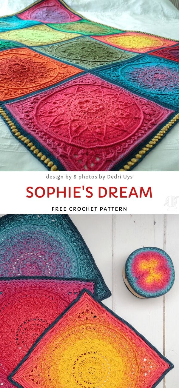 Sophie's Dream Crochet Blanket Free Pattern and Ideas Pattern Center