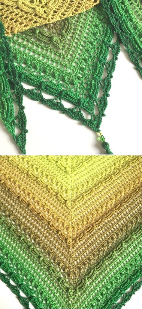 Lost in Time shawl